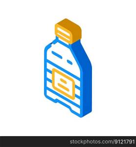 mineral water plastic bottle isometric icon vector. mineral water plastic bottle sign. isolated symbol illustration. mineral water plastic bottle isometric icon vector illustration