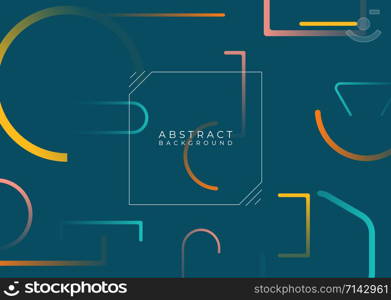 Minimal abstract background color gradient modern frame style with space. vector illustration