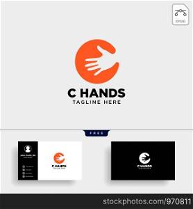 minimal C letter, initial hand logo template vector illustration icon element isolated - vector. minimal C letter, initial hand logo template vector illustration icon element