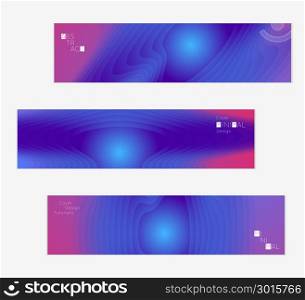 Minimal cover banner template. Geometric halftone colorful gradient texture. Futuristic abstract modern pattern with fluid colors creating digital art. Fluid gradient shape with transparent blend.
