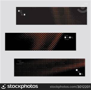 Minimal cover banner template. Geometric halftone gradient texture. Futuristic abstract modern pattern with halftone color effect creating digital art.