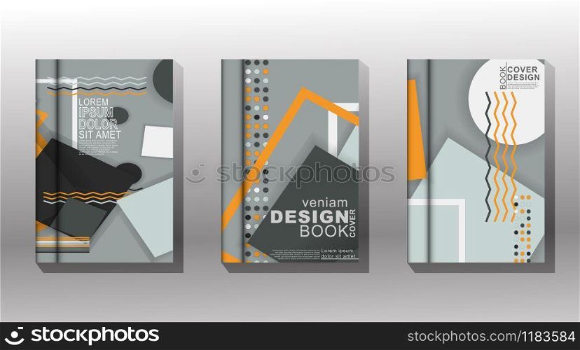 Minimal cover design. memphis and overlap. vector illustration. New texture for your design.