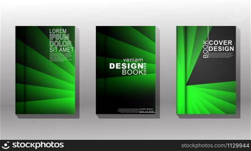 Minimal cover design. overlap shape with shadow and shiny light . vector illustration