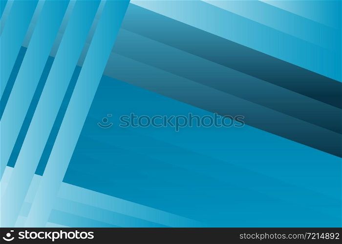 Minimal cover graphic, copy space design. Pastel blue retro gradient colors. Abstract texture geometric lines pattern. Striped fluid trendy background. Artistic simple modern template vector banner