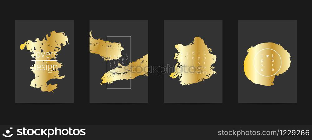 Minimal covers set. Poster template geometric design. Abstract Backgroung Eps10 vector