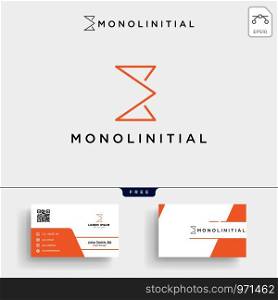 minimal E initial logo template vector illustration and stationery design, letterhead, business card, envelope.. minimal E initial logo template and business card