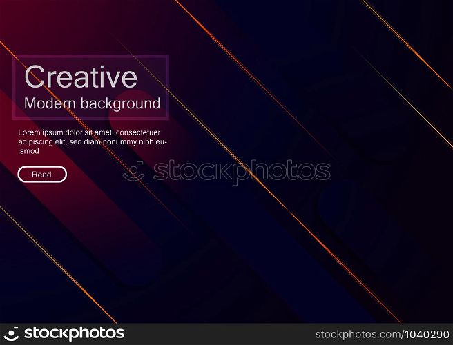 Minimal geometric abstract background vector wallpaper. Colorful flyer shape concept element dynamic gradient. Magazine digital banner fluid motion. Landing web cover page