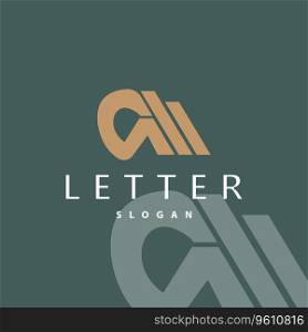 Minimal Initial CM Letter Logo, Modern And Luxury Icon Vector Template Element