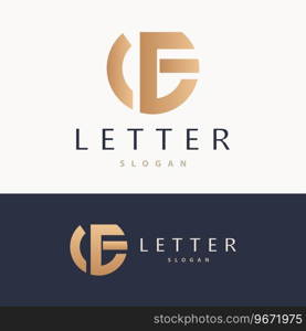 Minimal Initial FG Letter Logo, Modern And Luxury Icon Vector Template Element