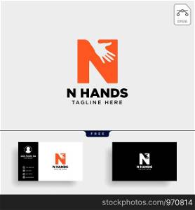 minimal N letter, initial hand logo template vector illustration icon element isolated - vector. minimal N letter, initial hand logo template vector illustration icon element