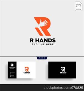minimal r letter, initial hand logo template vector illustration icon element isolated - vector. minimal r letter, initial hand logo template vector illustration icon element