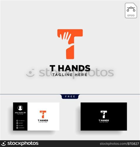 minimal t letter, initial hand logo template vector illustration icon element isolated - vector. minimal t letter, initial hand logo template vector illustration icon element