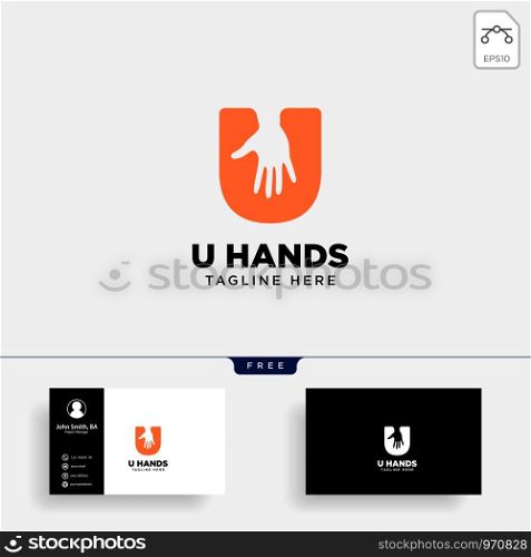 minimal u letter, initial hand logo template vector illustration icon element isolated - vector. minimal u letter, initial hand logo template vector illustration icon element