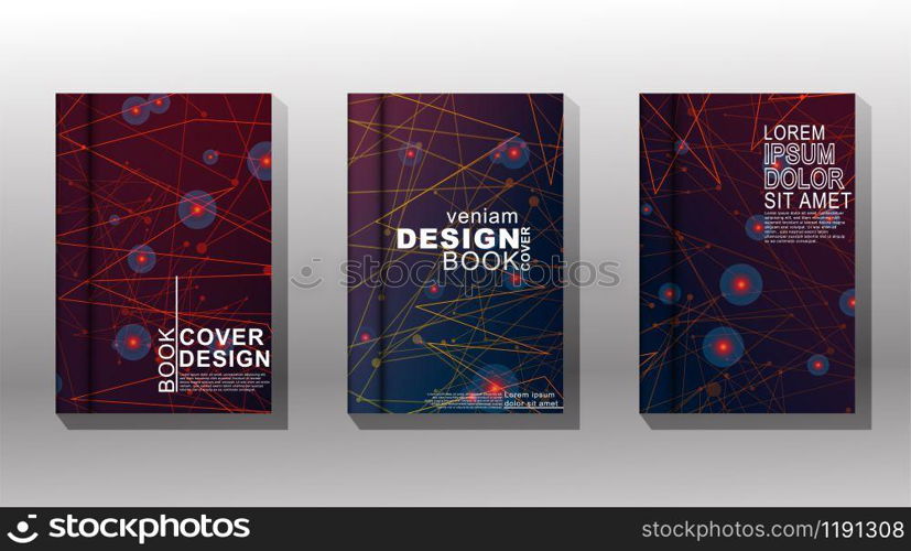 Minimal vector cover design background. New texture for your design.