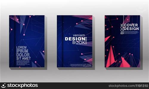 Minimal vector cover design background. New texture for your design.