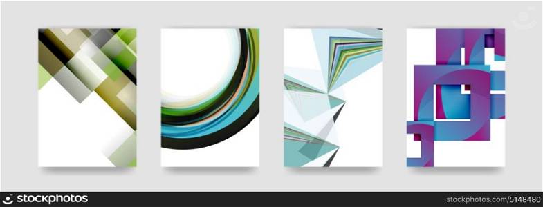 Minimal vector covers background set. Minimal vector covers background set, geometric futurisrtic style