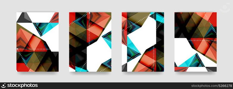 Minimal vector covers background set. Minimal vector covers background set, geometric futurisrtic style