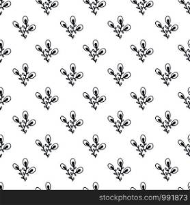 Minimalist black and white background with little leaves. Floral seamless pattern. Simple textile design. Rustic repeating pattern. Minimalist black and white background with little leaves. Floral seamless pattern. Simple textile design. Rustic repeating pattern.