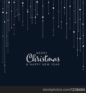 Minimalist Christmas flyer card temlate with white abstract lights on vertical lines. Infographic Timeline Template with photos