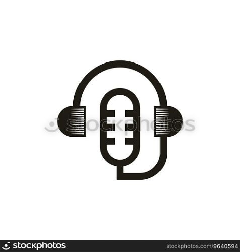 Minimalist podcast logo design Roya<y Free Vector Ima≥