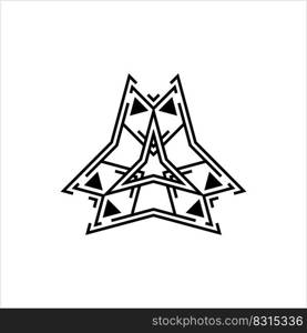 Minimalist Tattoo, Modern Subtle Aesthetic Tattoo, Minimal Modern Discreet Tattoo Vector Art Illustration