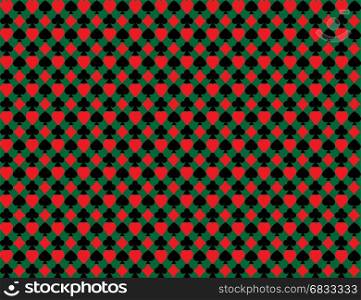 Minimalistic green poker background with texture. poker vector background, abstract casino background, game background for your design