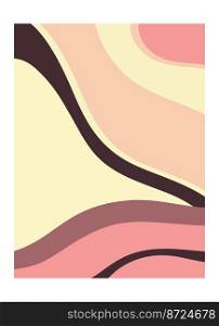 Minimalistic trend abstract design with various natural shapes in pastel neutral colors.creative vector texture with colorful abstract swirls and lines. creative vector texture with colorful abstract swirls and lines