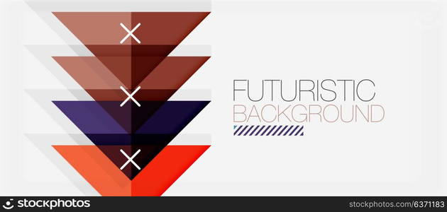 Minimalistic triangle modern banner design, geometric abstract background. Minimalistic triangle modern banner design, geometric abstract background. Vector hi-tech futuristic