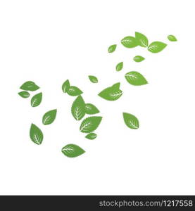 Mint leaf Background pattern illustration vector