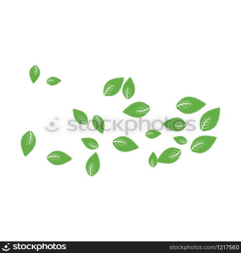 Mint leaf Background pattern illustration vector