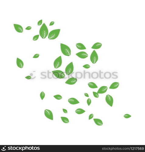 Mint leaf Background pattern illustration vector