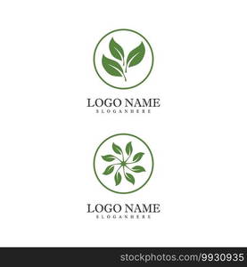 Mint leaves flat vector color icon template