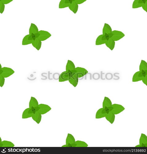 Mint pattern seamless background texture repeat wallpaper geometric vector. Mint pattern seamless vector