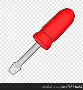 Minus screwdriver icon in cartoon style isolated on background for any web design . Minus screwdriver icon, cartoon style