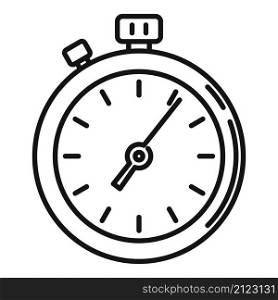 Minute stopwatch icon outline vector. Watch timer. Stop clock. Minute stopwatch icon outline vector. Watch timer