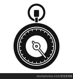 Minute stopwatch icon simple vector. Watch timer. Stop clock. Minute stopwatch icon simple vector. Watch timer