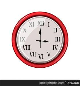 minute wall clock cartoon. minute wall clock sign. isolated symbol vector illustration. minute wall clock cartoon vector illustration