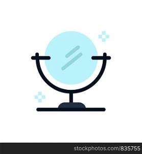 Mirror, Cleaning, Clean Flat Color Icon. Vector icon banner Template