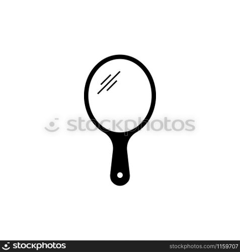 Mirror graphic design template vector isolated illustration. Mirror graphic design template vector isolated