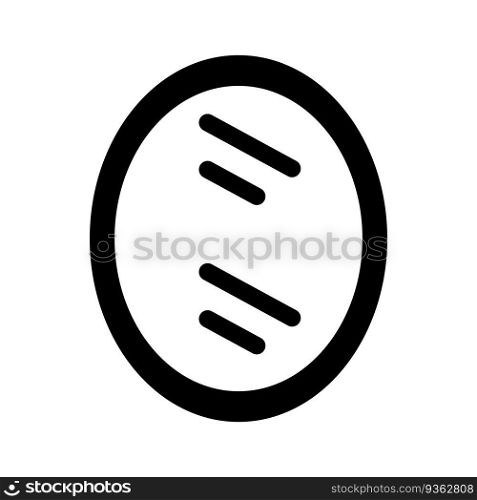 mirror icon vector template illustration logo design