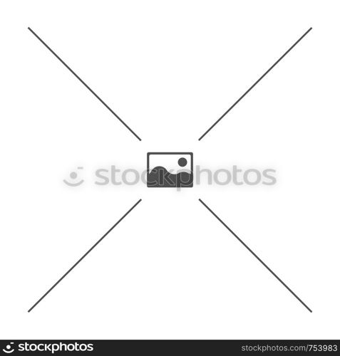 Missing image vector illustration. No image available vector concept. Vector stock illustration.