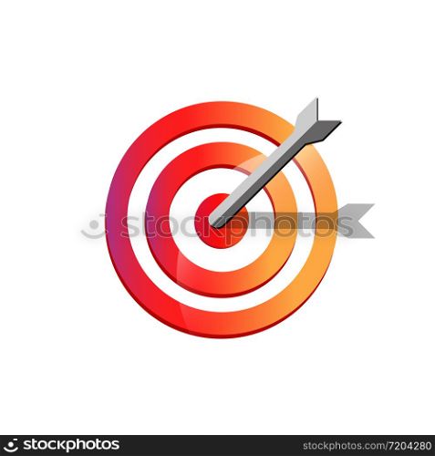 Mission icon or social media instagram concept or business goal logo in red design concept on an isolated white background. EPS 10 vector.. Mission icon or social media instagram concept or business goal logo in red design concept on an isolated white background. EPS 10 vector