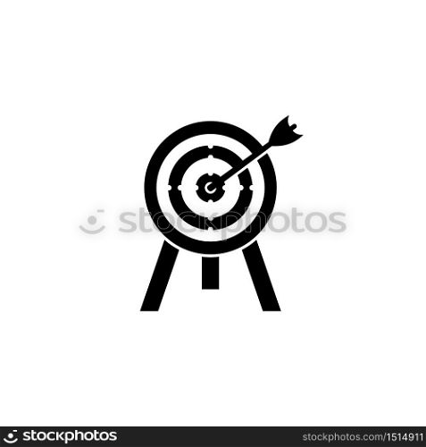 Mission, target icon or business goal logo on isolated white background. EPS 10 vector.. Mission, target icon or business goal logo on isolated white background. EPS 10 vector