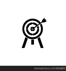 Mission, target icon or business goal logo on isolated white background. EPS 10 vector.. Mission, target icon or business goal logo on isolated white background. EPS 10 vector