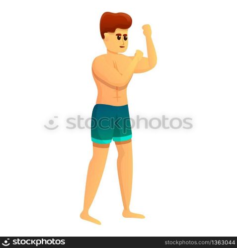 Mixed martial arts icon. Cartoon of mixed martial arts vector icon for web design isolated on white background. Mixed martial arts icon, cartoon style