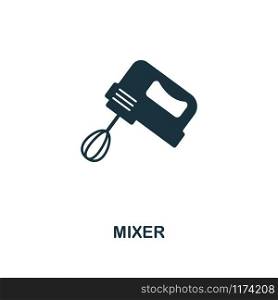 Mixer icon. Premium style design from household collection. UX and UI. Pixel perfect mixer icon. For web design, apps, software, printing usage.. Mixer icon. Premium style design from household icon collection. UI and UX. Pixel perfect mixer icon. For web design, apps, software, print usage.