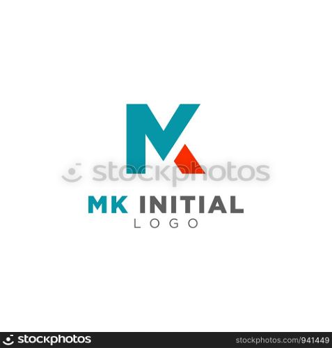 mk logo business vector illustration icon element - vector. mk logo business vector illustration icon element