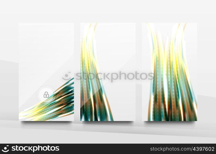 Mobile application interface background, user interface - UI. Smartphone screen mockup gui - wave pattern