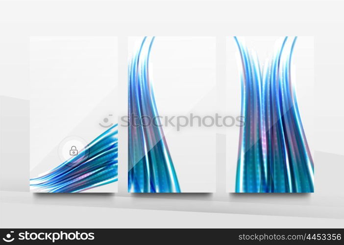 Mobile application interface background, user interface - UI. Smartphone screen mockup gui - wave pattern