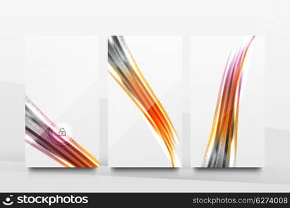 Mobile application interface background, user interface - UI. Smartphone screen mockup gui - wave pattern